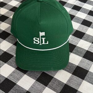 Green SL Logo golfer Cap